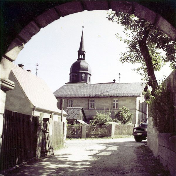 Blick zur Schlosskirche Foto Archiv VG Weidenberg