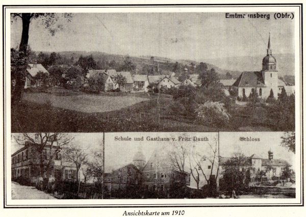 Alte Ansichtskarte Emtmannsberg Bild von Anneliese Knorr