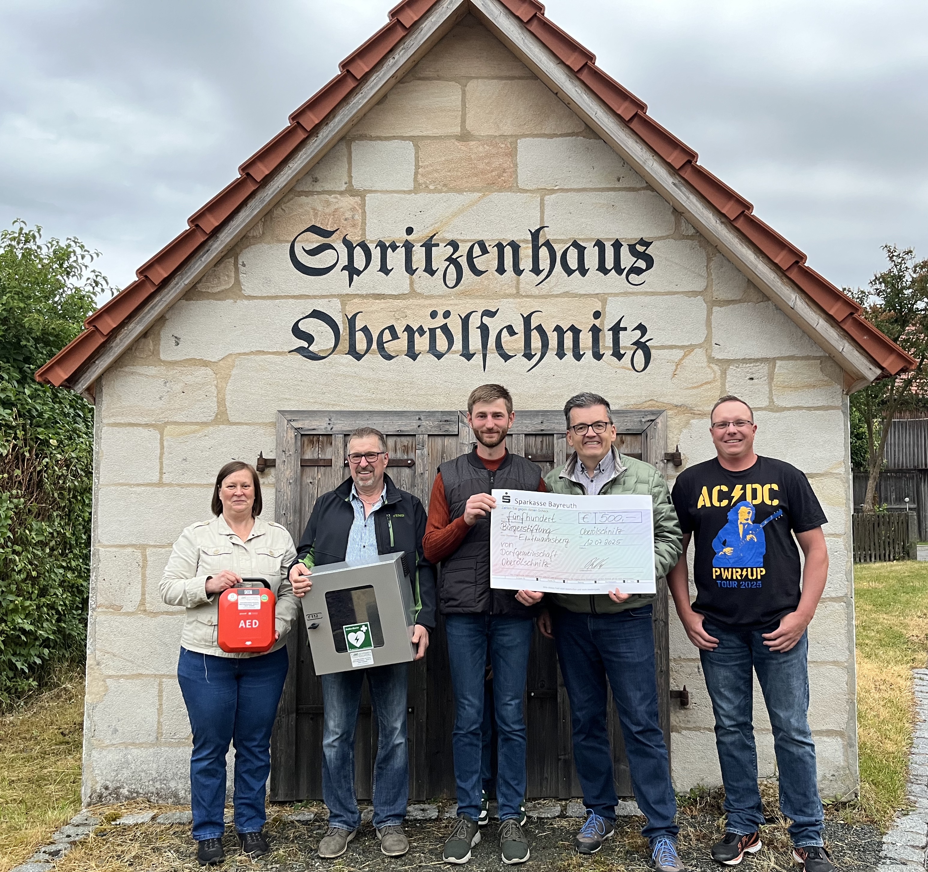 Defibrillator für Oberölschnitz